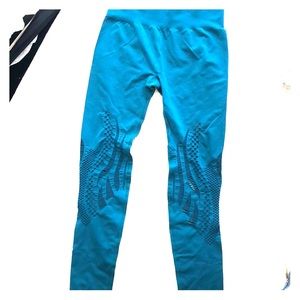 Fabletics Seamless 7/8 legging in Teal